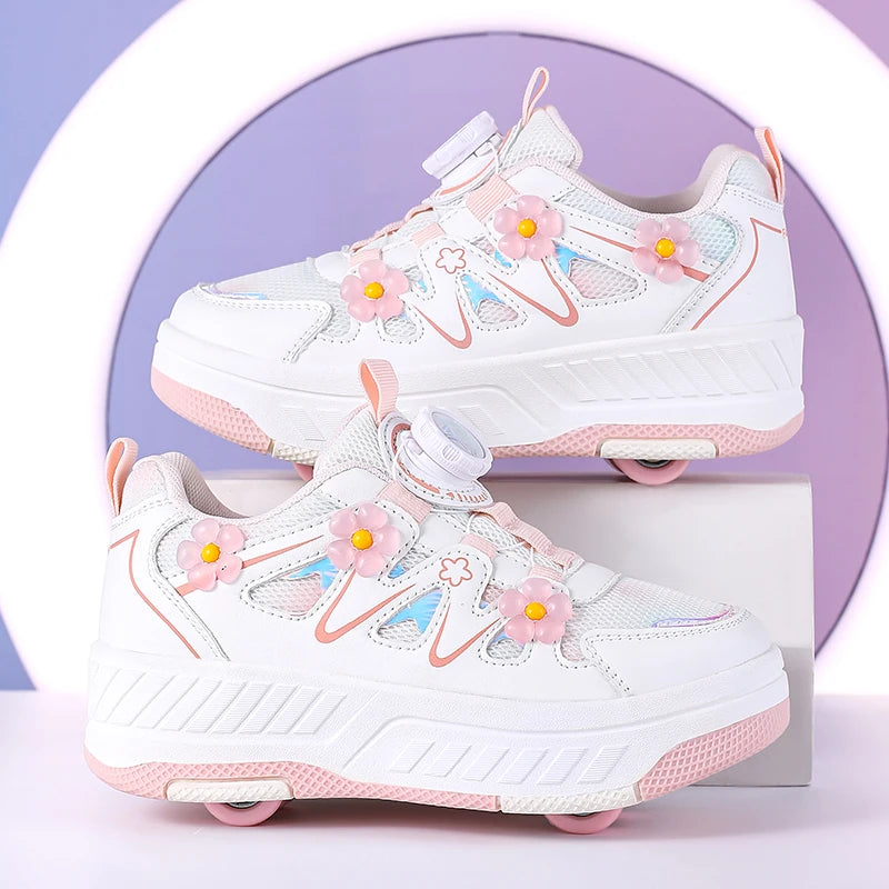 Shoes with Removable Wheels
