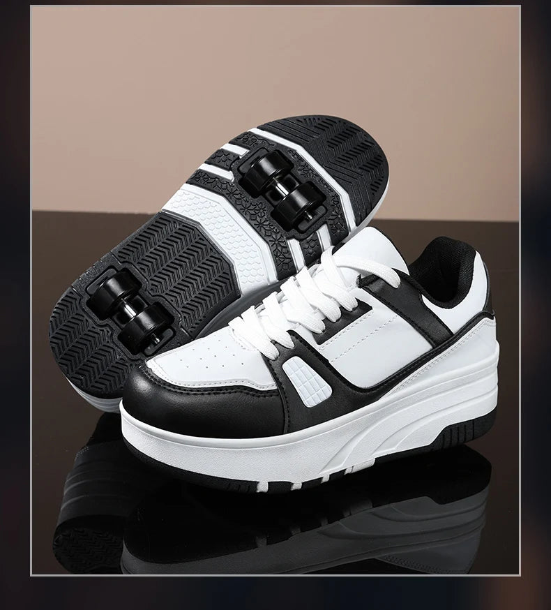 Shoes with Removable Wheels