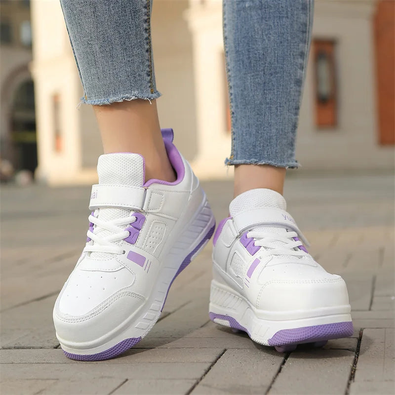 Shoes with Removable Wheels