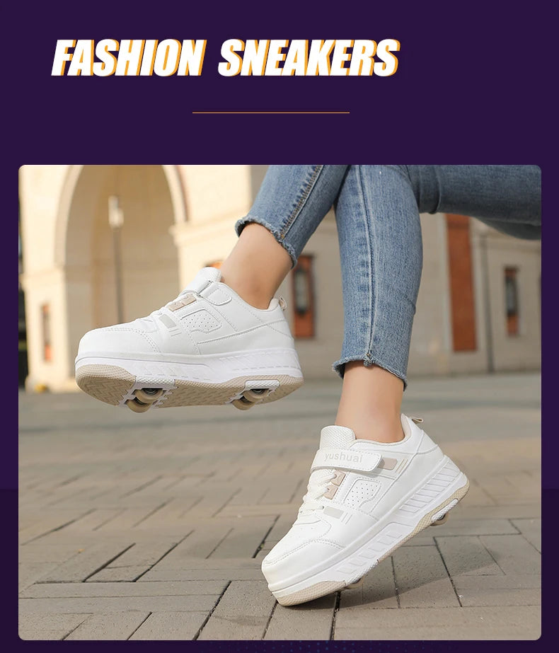 Shoes with Removable Wheels