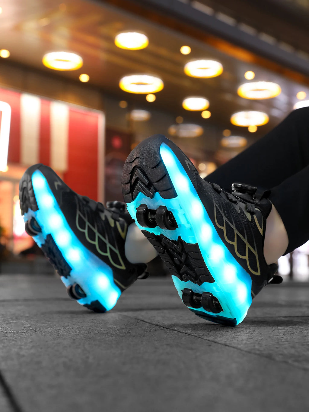 Shoes with Removable Wheels
