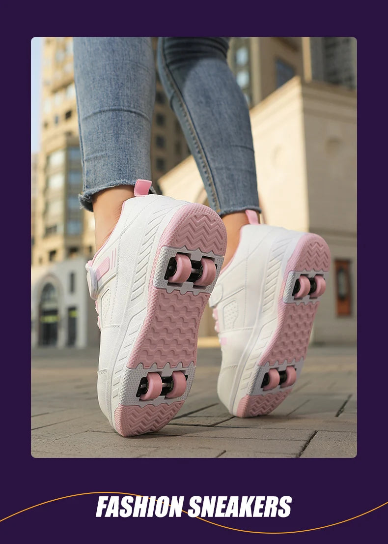 Shoes with Removable Wheels