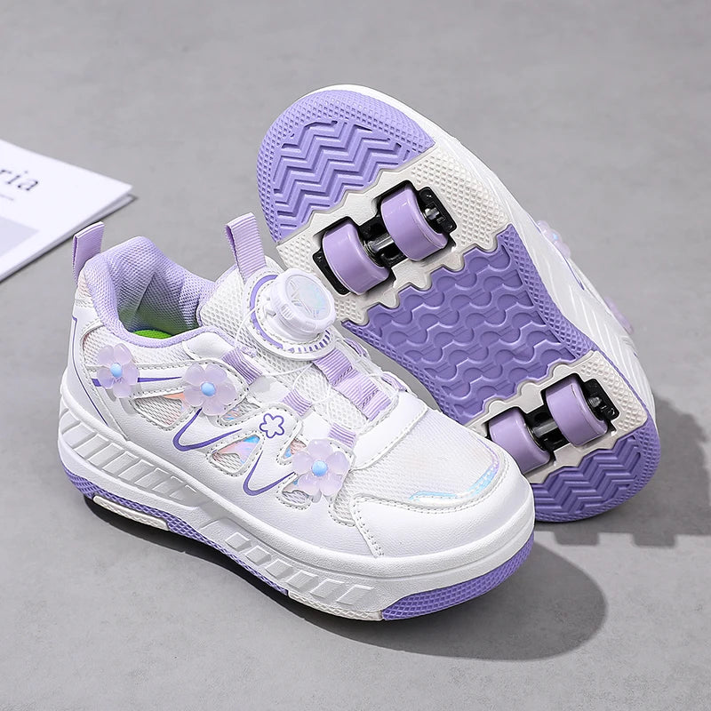 Shoes with Removable Wheels
