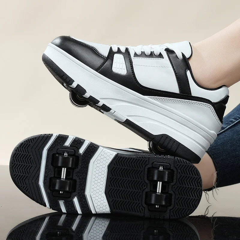 Shoes with Removable Wheels