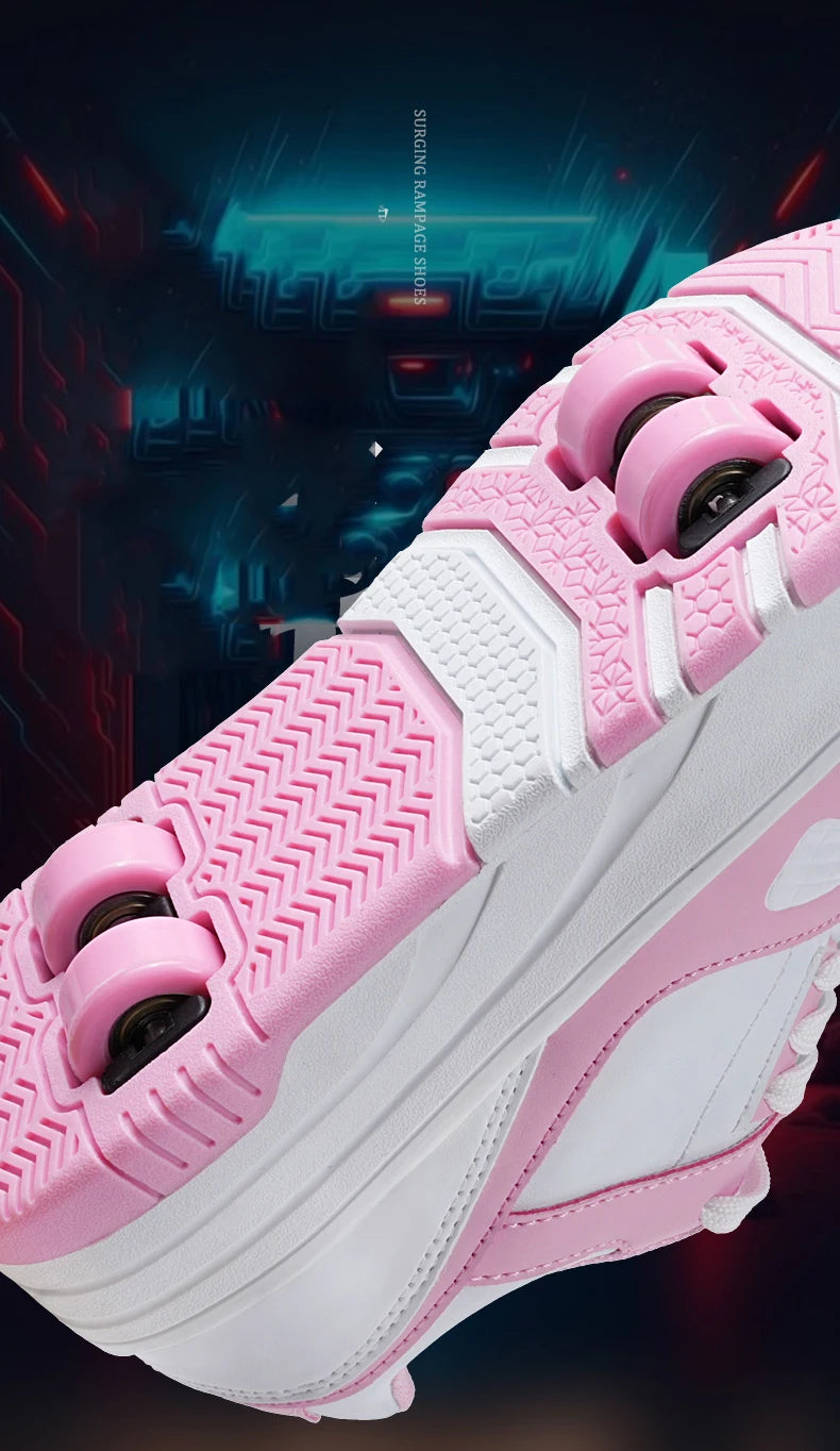 Shoes with Removable Wheels