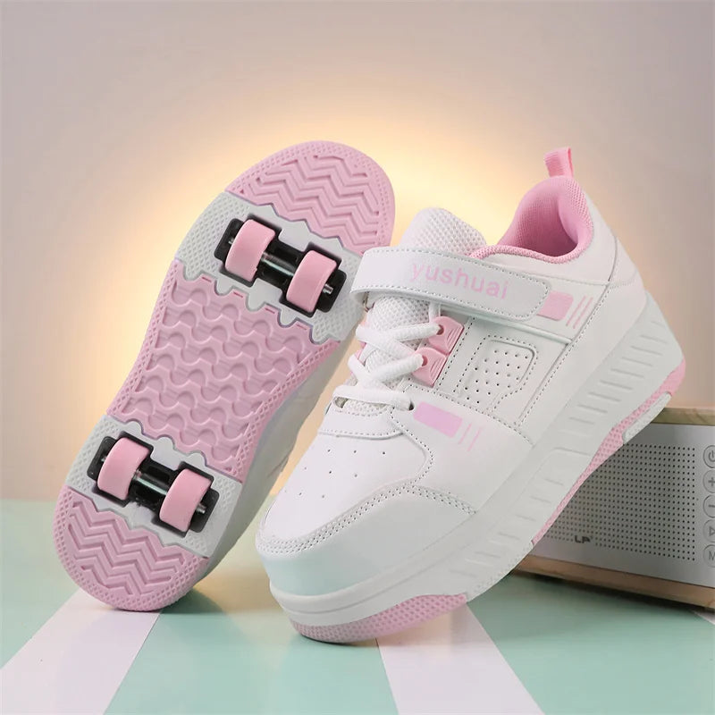 Shoes with Removable Wheels