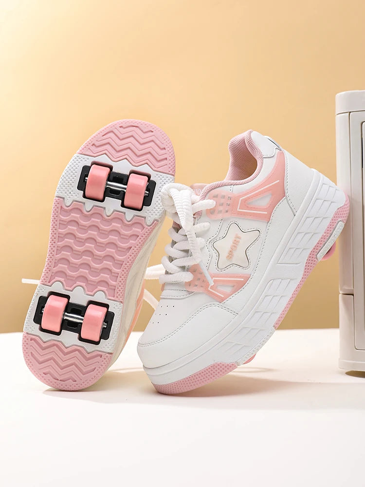 Shoes with Removable Wheels
