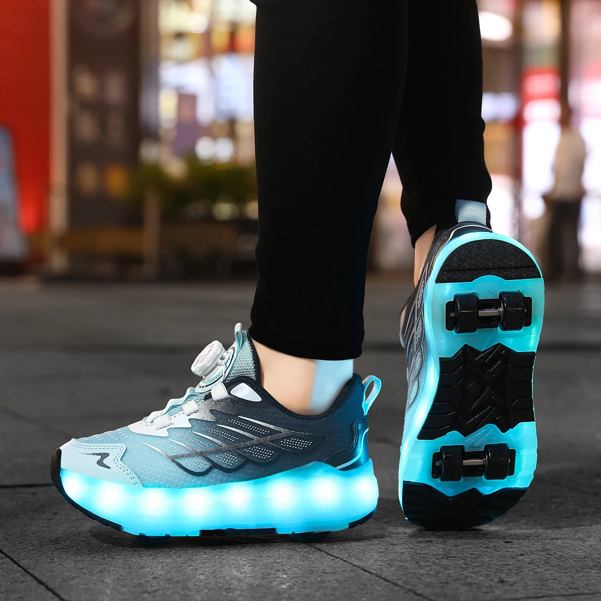 Shoes with Removable Wheels