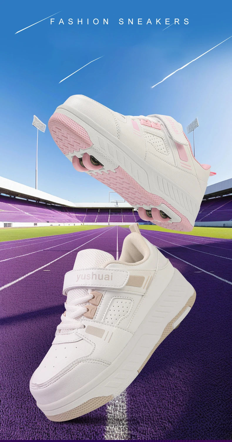 Shoes with Removable Wheels