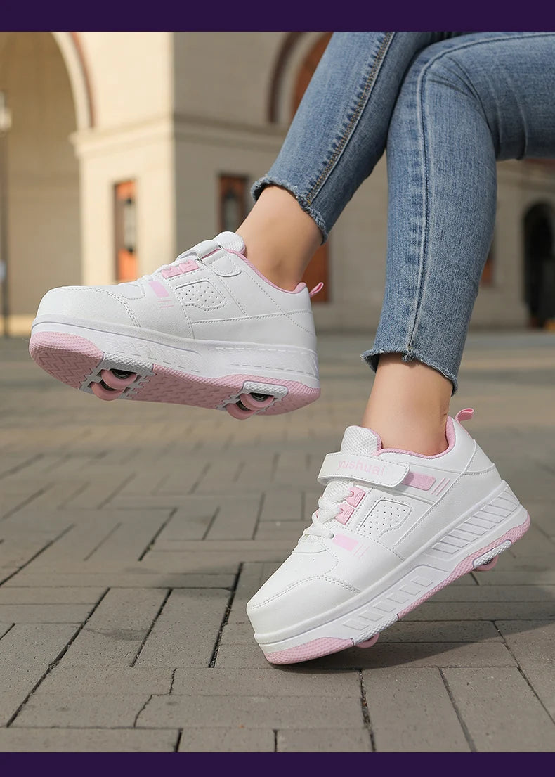 Shoes with Removable Wheels
