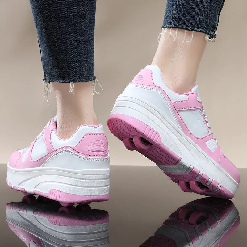 Shoes with Removable Wheels