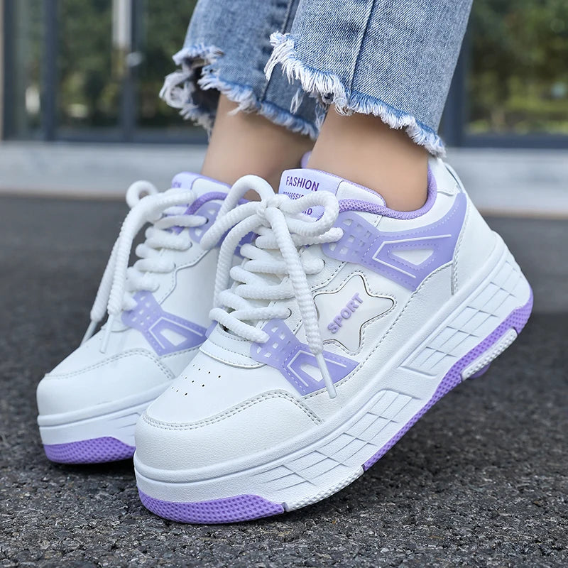 Shoes with Removable Wheels