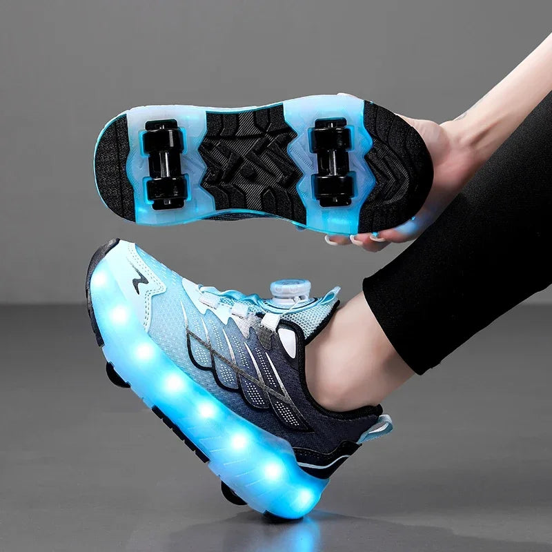 Shoes with Removable Wheels