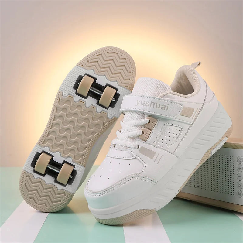Shoes with Removable Wheels