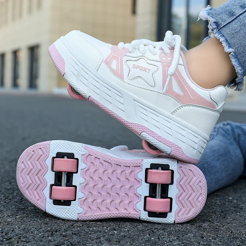 Shoes with Removable Wheels
