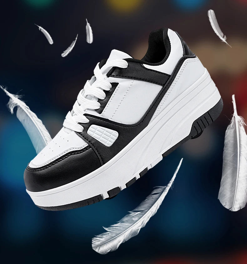 Shoes with Removable Wheels
