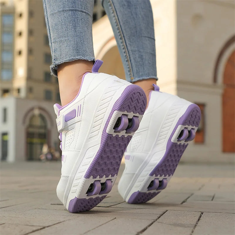 Shoes with Removable Wheels