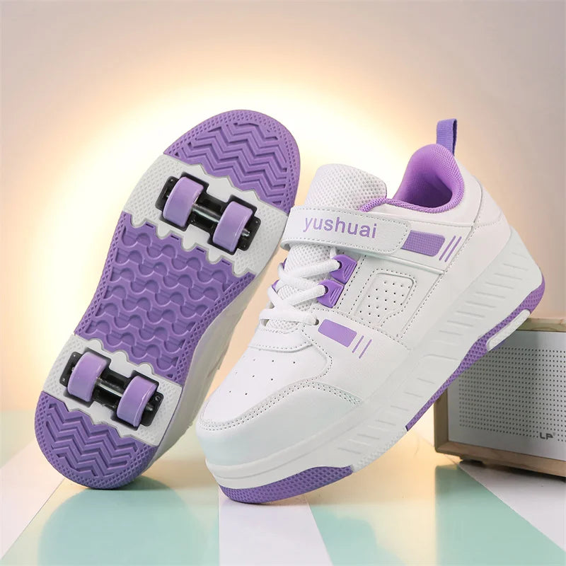 Shoes with Removable Wheels