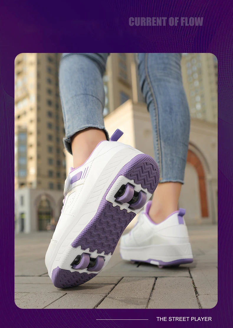 Shoes with Removable Wheels