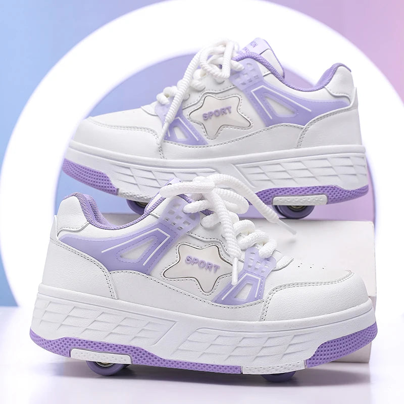 Shoes with Removable Wheels