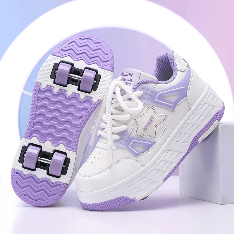 Shoes with Removable Wheels