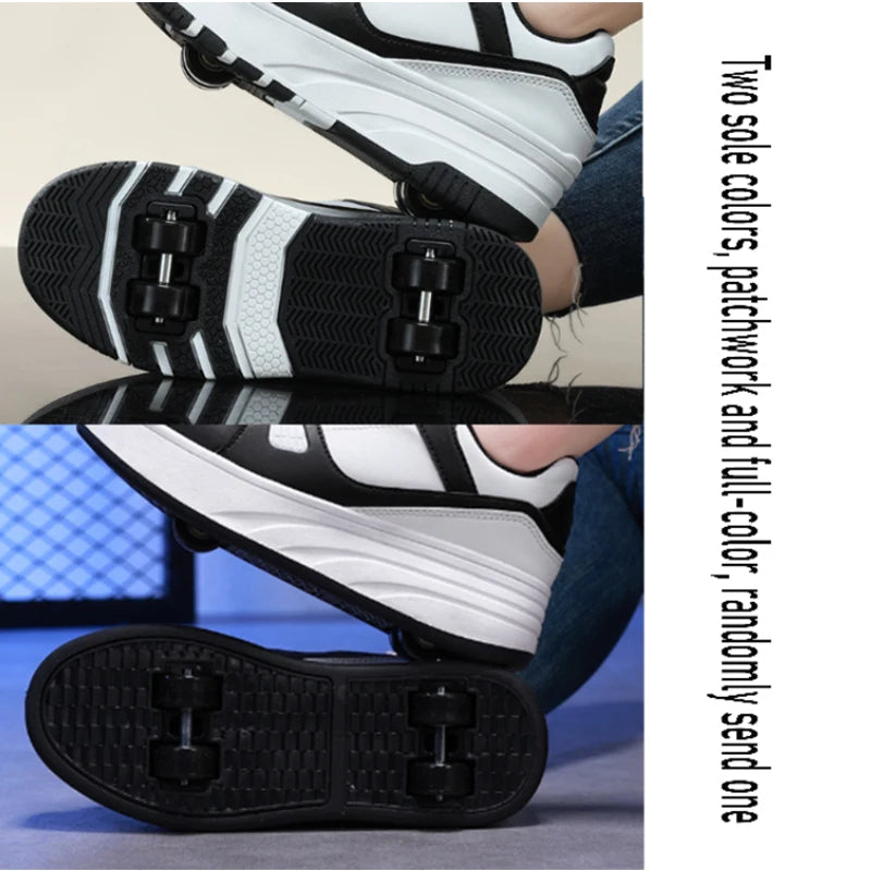 Shoes with Removable Wheels