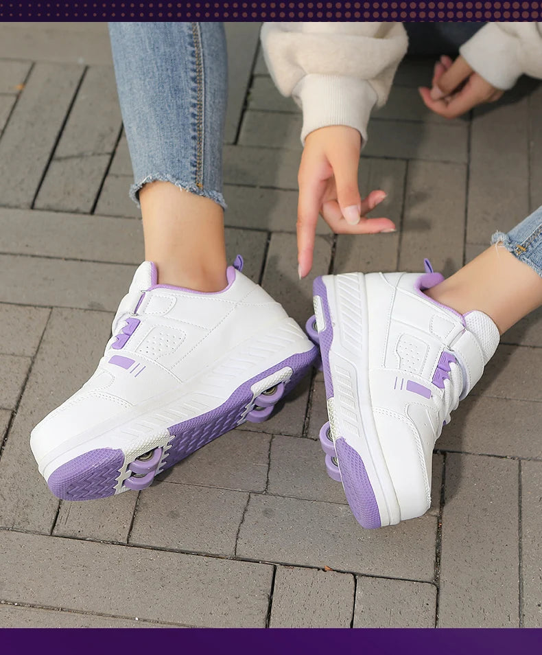 Shoes with Removable Wheels