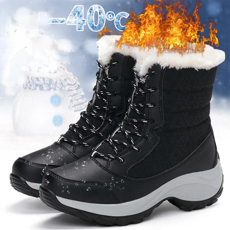 Warm Plush Ankle Boots