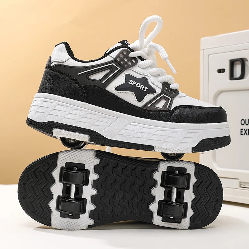 Shoes with Removable Wheels