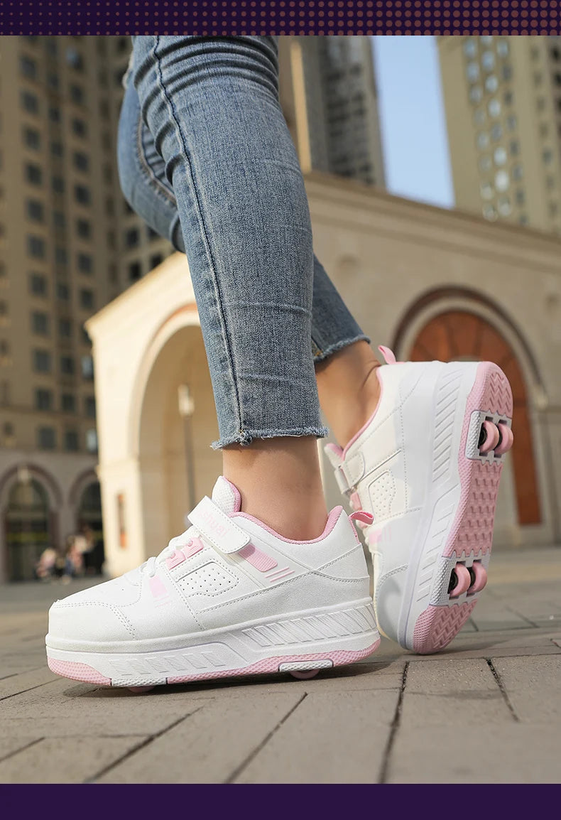 Shoes with Removable Wheels