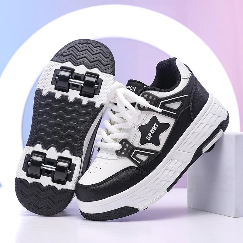 Shoes with Removable Wheels